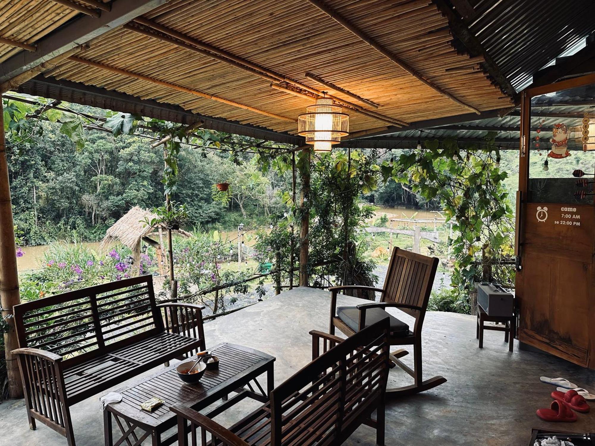 Coi Nguon Farm Glam Mang Den Hotel Kon Von Kla Kültér fotó